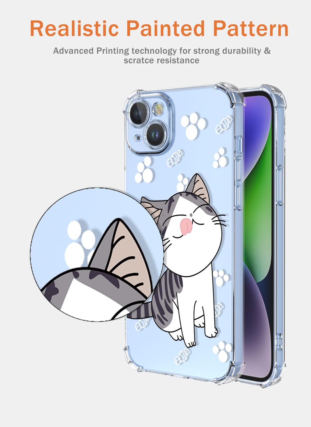 YUXING Cover per Motorola Edge 50 Fusion Custodia