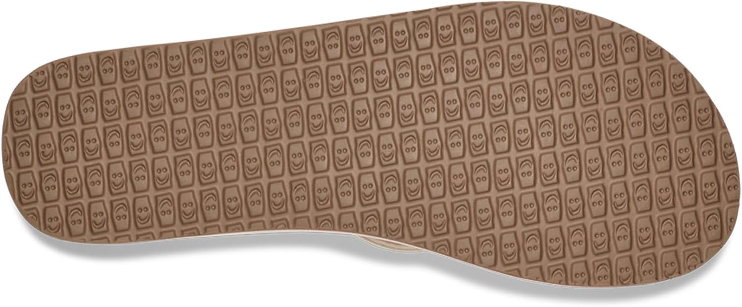 Sanuk Yoga Joy Rainbow | Flip Flops for Women | Yoga Sandals For Women | Women's Beach Sandals | Memory Foam Footbed, Rainbow, 6 - Image 5