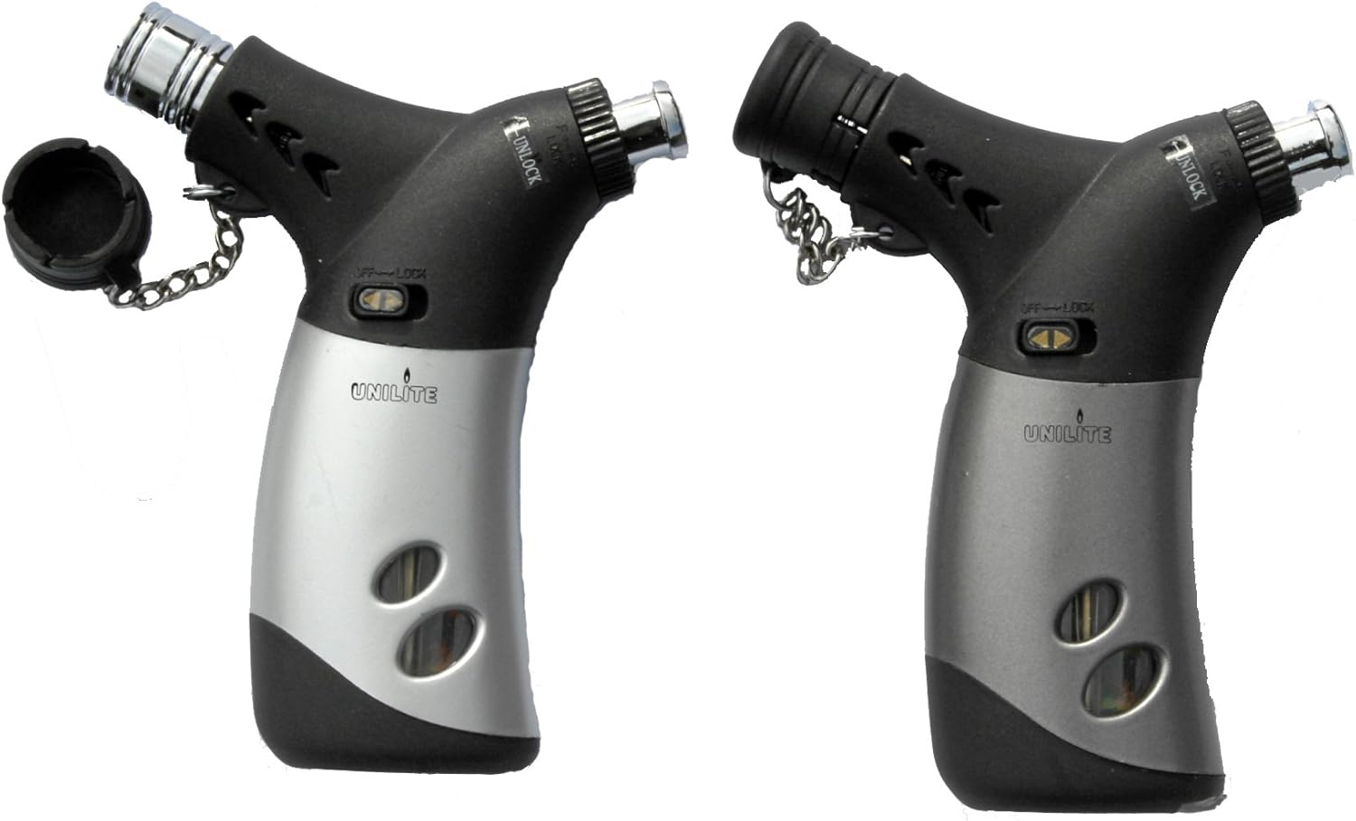 2 x Professional Hyper Torches Storm Proof Lighters/Torches. Pocket