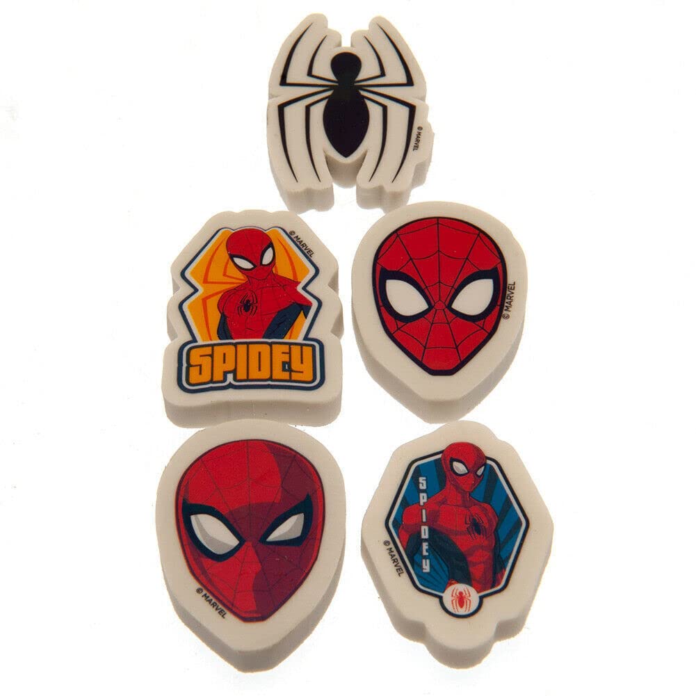 Amazon | スパイダーマン消しゴムセット(5個パック) (フリーサイズ
