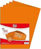 Carta Colorata FIXO - 100 Fogli Arancione A4 Per Stampante, Scuola E Lavoretti - Foto 4