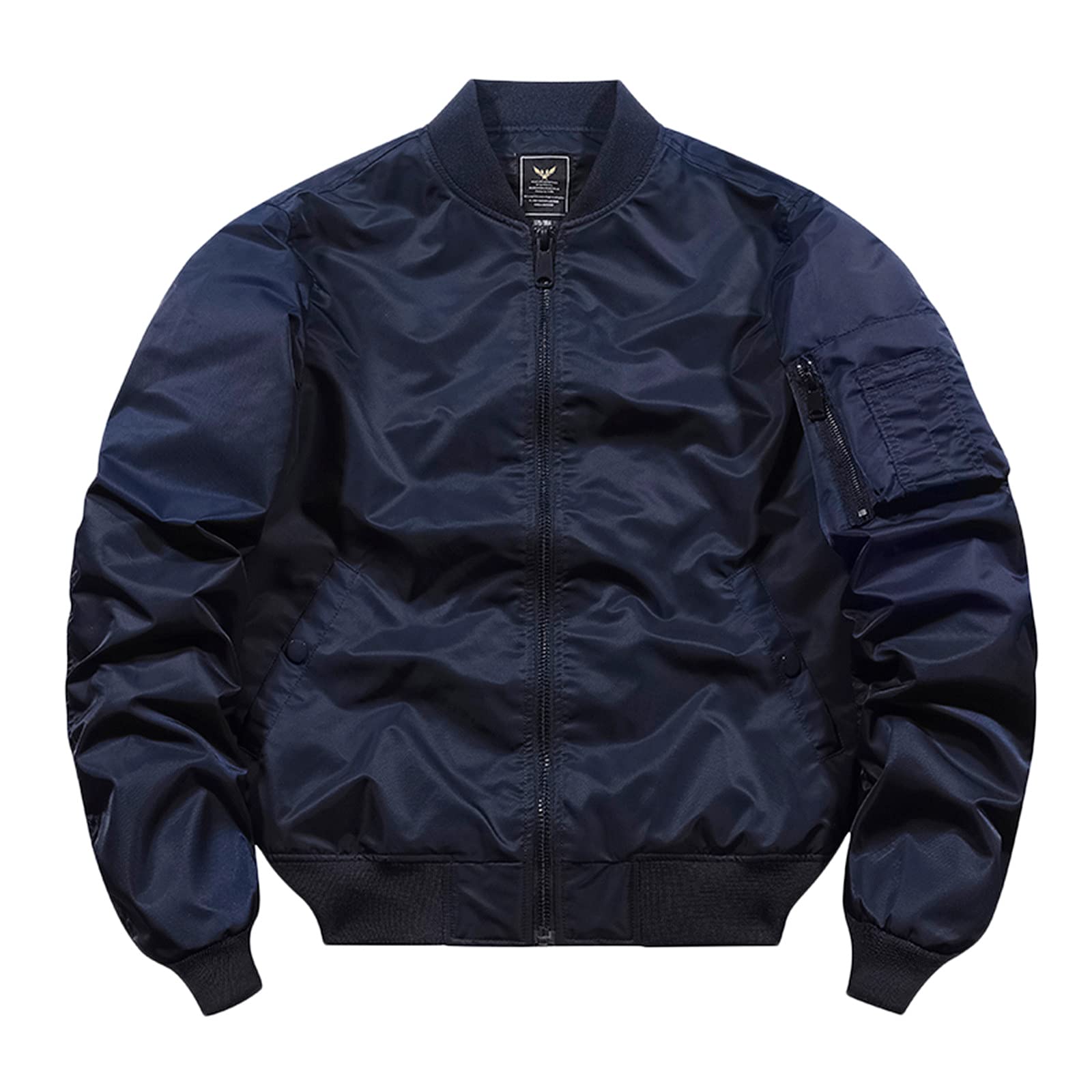 Giacca invernale calda in pile da uomo casual inverno primavera autunno aviatore collo alto giacca cargo bomber giacche trench casual militare