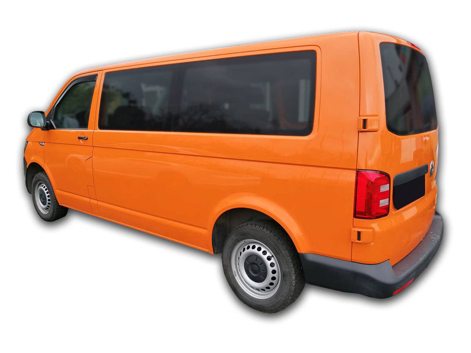 J&J AUTOMOTIVE GD Déflecteurs d'air et de Vent pour Volkswagen Caravelle/Multivan/Transporter T6 2015-2019, 2pcs, Teintés, Avant et Arrière, Aérodynamique