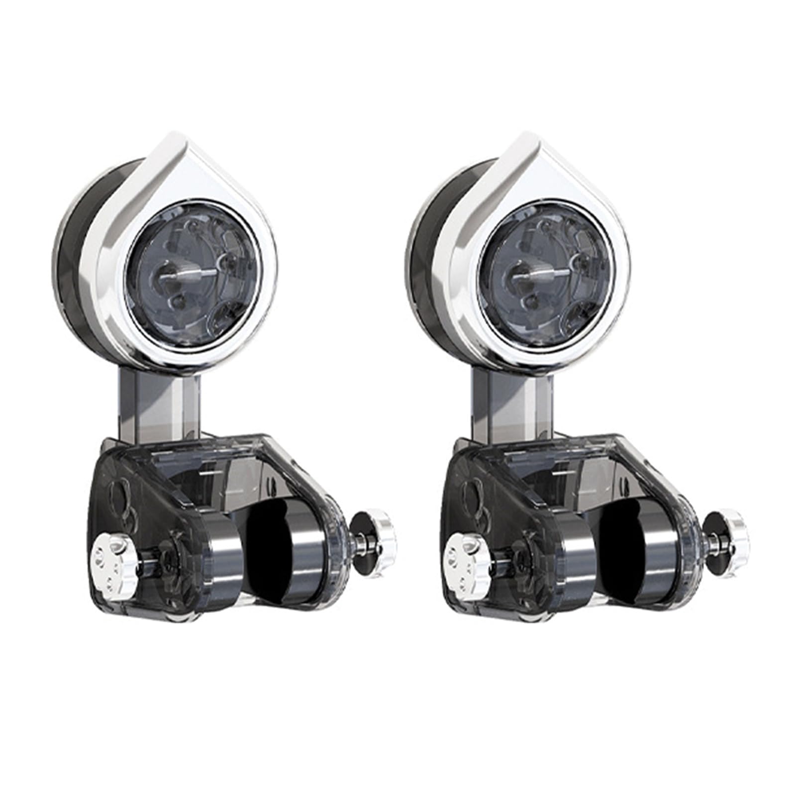 2pcs Suction Cup Shower Head Holder Adjustable Wall Mount Easy Installation for and Comfortable Showers Renters Shower Accessory
