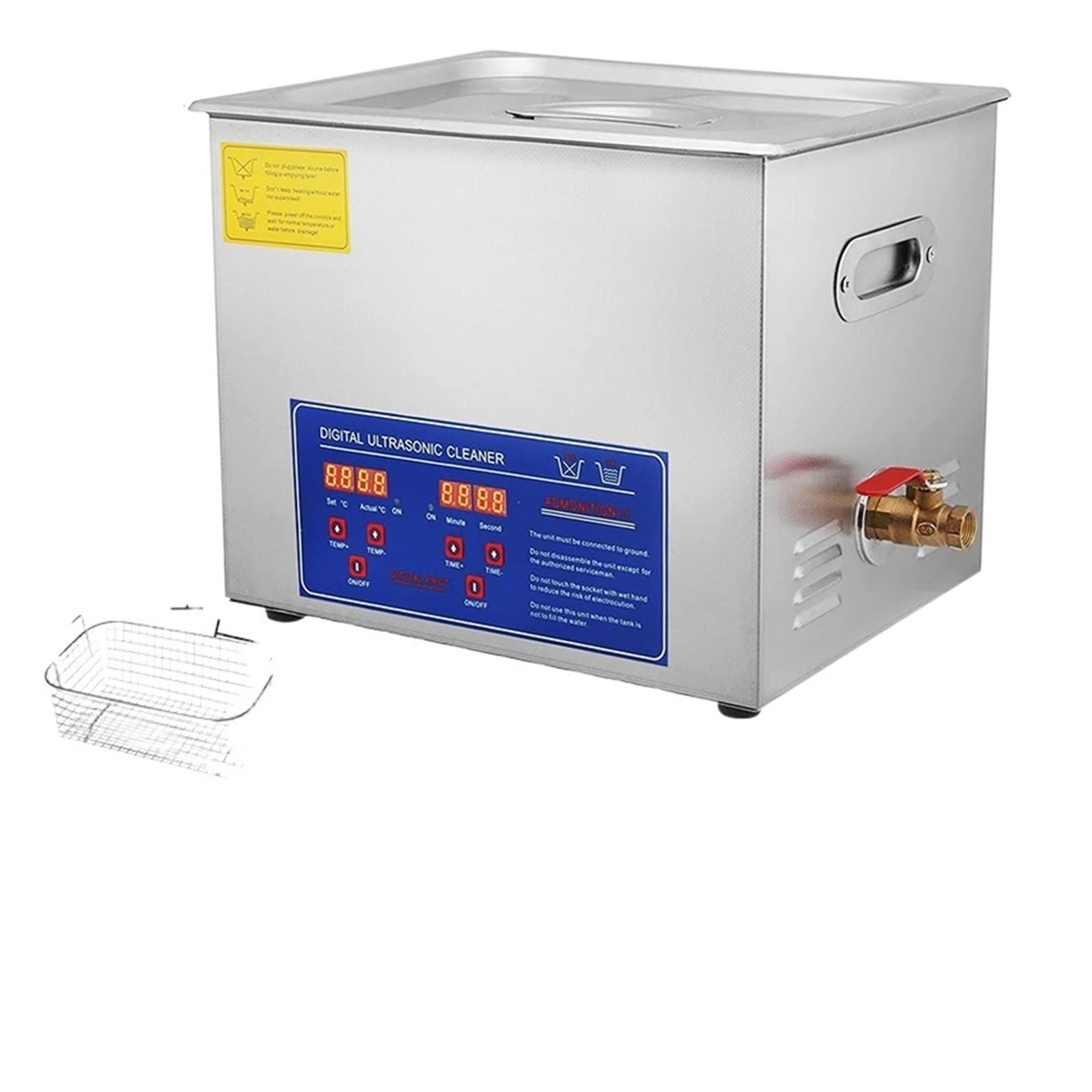 1.3L 2L 3L 6L 10L 15L 22L 30L Ultrasonic Cleaner Lave-Dishes Portable Washing Machine Dishwasher Ultrasonic Home Appliances(15L)