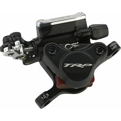 TRP HY/RD Hybrid Caliper | Cable-Actuated Hydraulic Road/Cross Bicycle Brake | Black | Post Mount