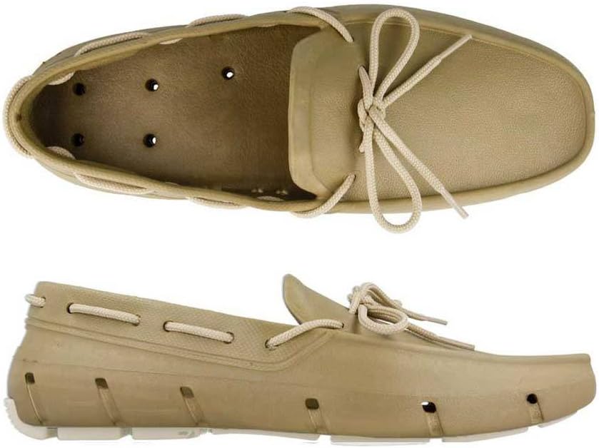Waterproof Boat Shoe, Beach, Deck, Comfort, Khaki, Size 12
