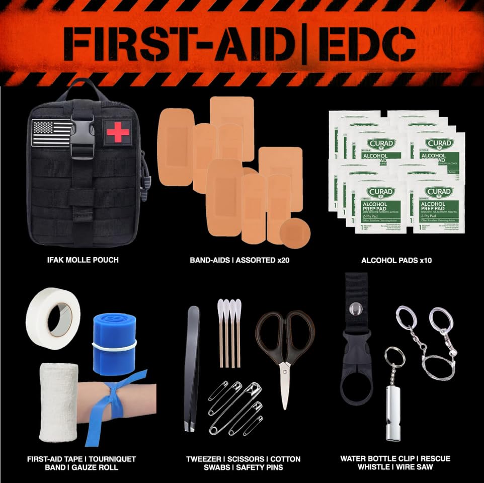 72 Hour Survival Kit 4-Person Bug Out Bag Emergency Gear - THE Quad - Image 5