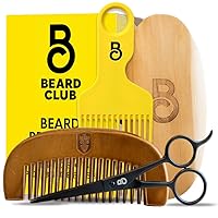 Vista 12 de Kit de cuidado de barba y kit de aseo para hombres The Beard Club - Esenciales para un cabello facial más saludable y con estilo - Navaja de filo