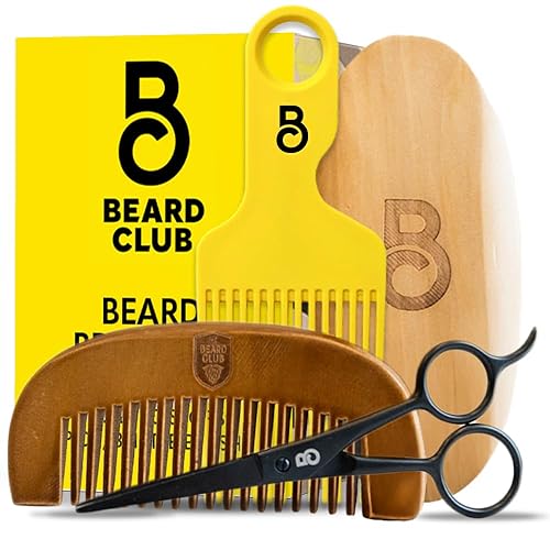 Miniatura 12 de Kit de cuidado de barba y kit de aseo para hombres The Beard Club - Esenciales para un cabello facial más saludable y con estilo - Navaja de filo