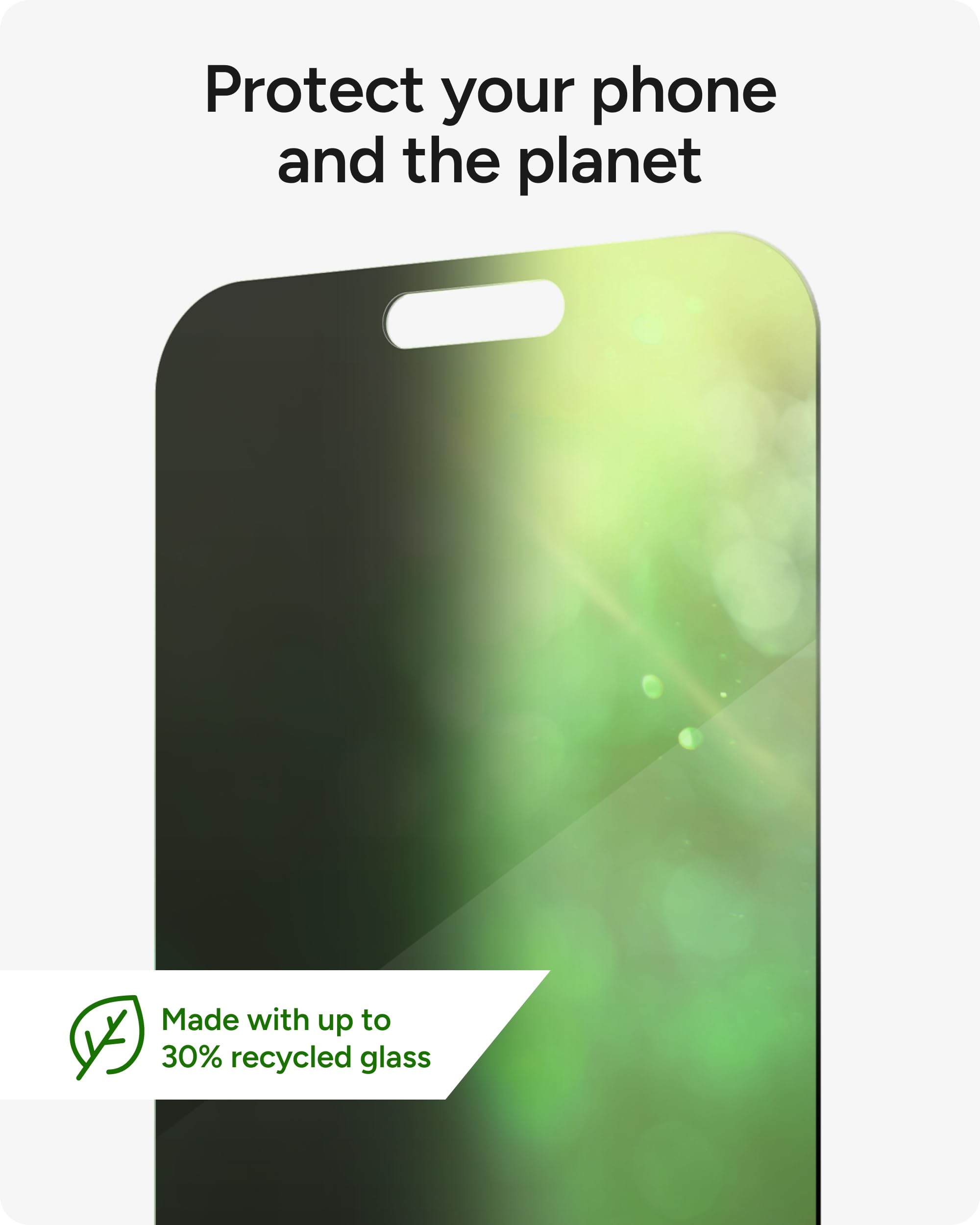 ZAGG InvisibleShield Glass Elite Privacy 360 - Protector de pantalla de cristal templado para iPhone 16 Plus y 15 Plus (6,7 pulgadas), protección total de privacidad, antimanchas, antiarañazos y