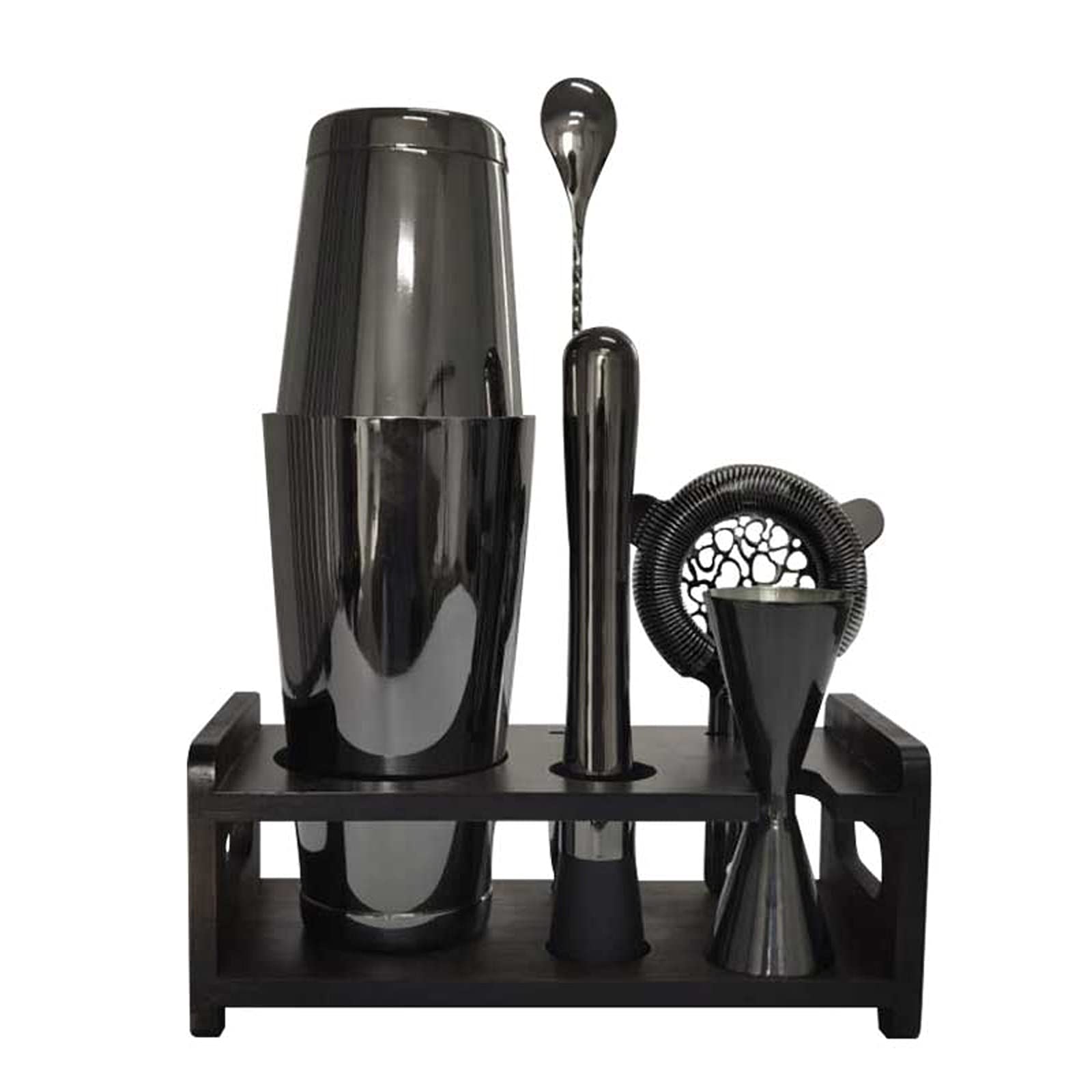 Juego de Coctelera Shaker Cocktail Shaker Cocktail Shaker Set -Herramientas de Barras-Sistema de cóctel de Acero Inoxidable Set Bartender Kit. Agitador de Cócteles (Color : B)