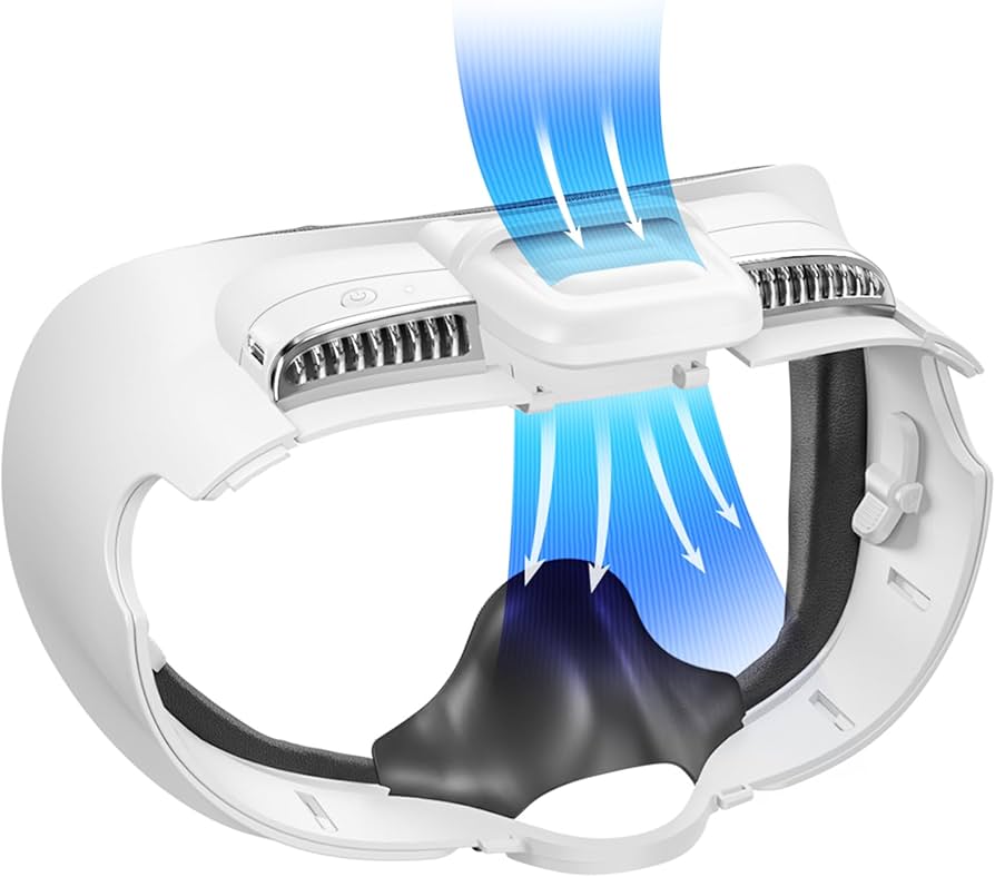 Amazon.com: Quest 3 Facial Interface with Built-in Cooling Fan