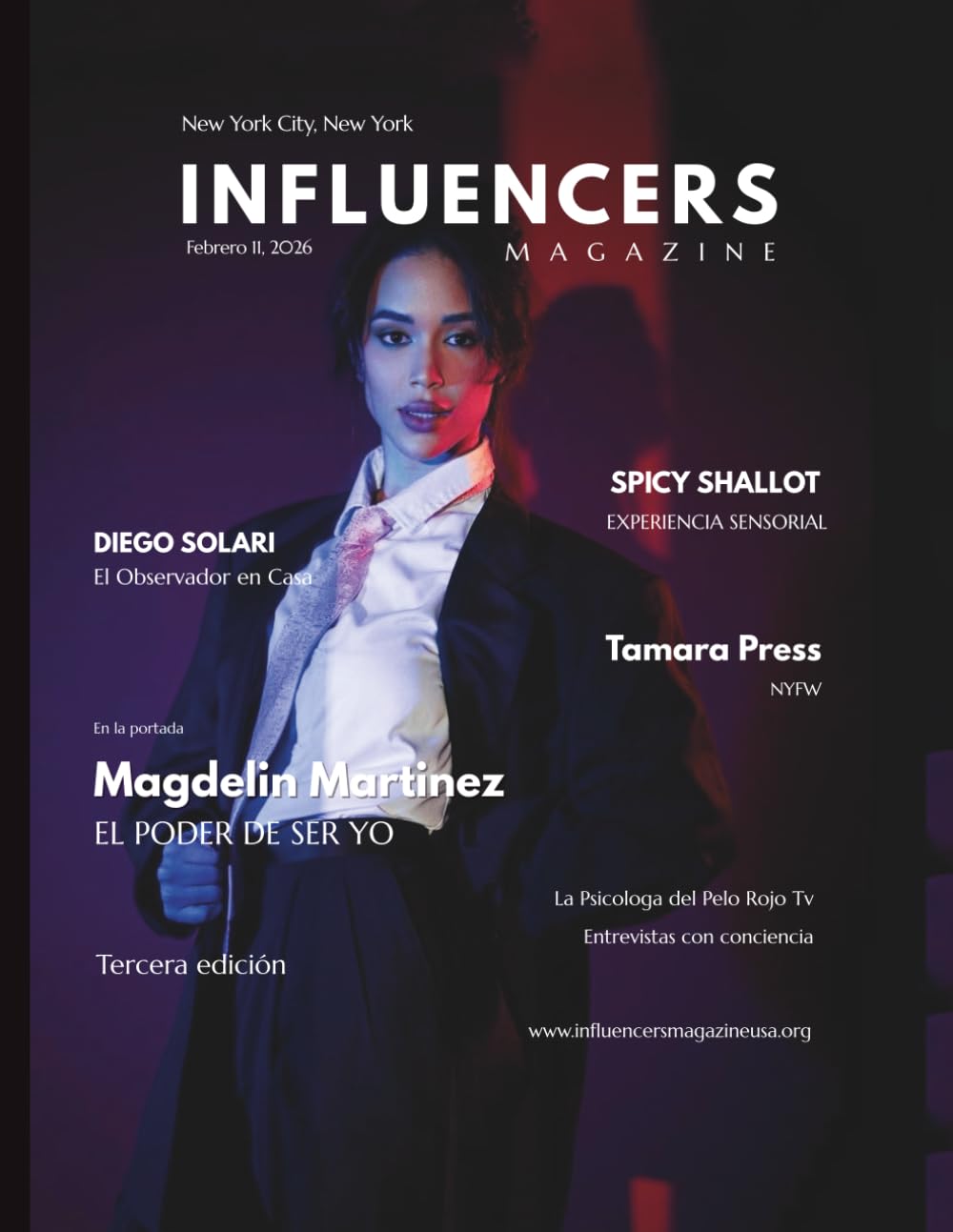 INFLUENCERS MAGAZINE: TERCERA EDICION (Revista Mensual) (Spanish Edition)