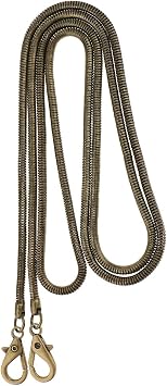 120cm Metal Skinny Snake Chain Shoulder Bag Chain Replacement - Bronze