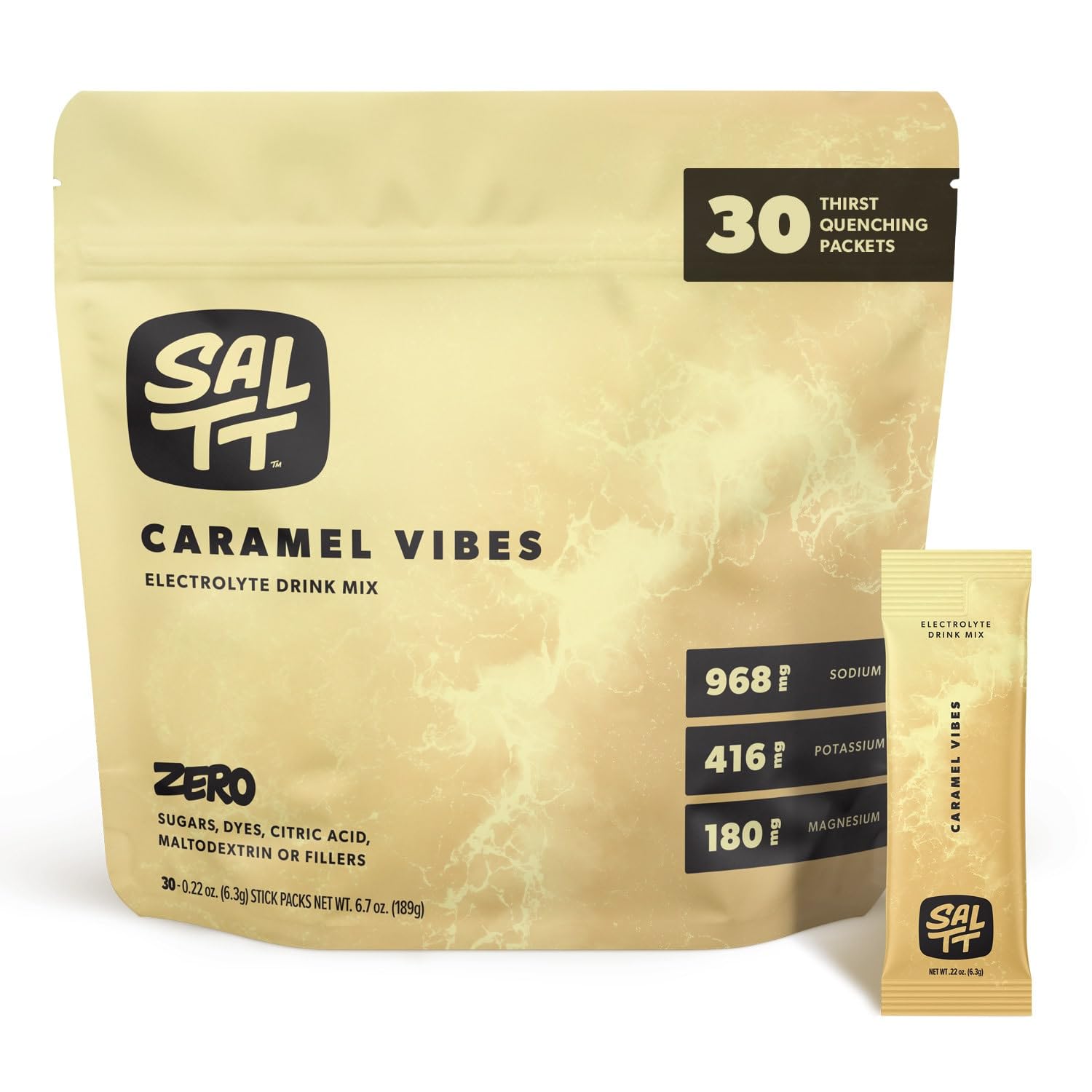 Amazon.com: SALTT Electrolytes Powder Packets (Caramel Vibes