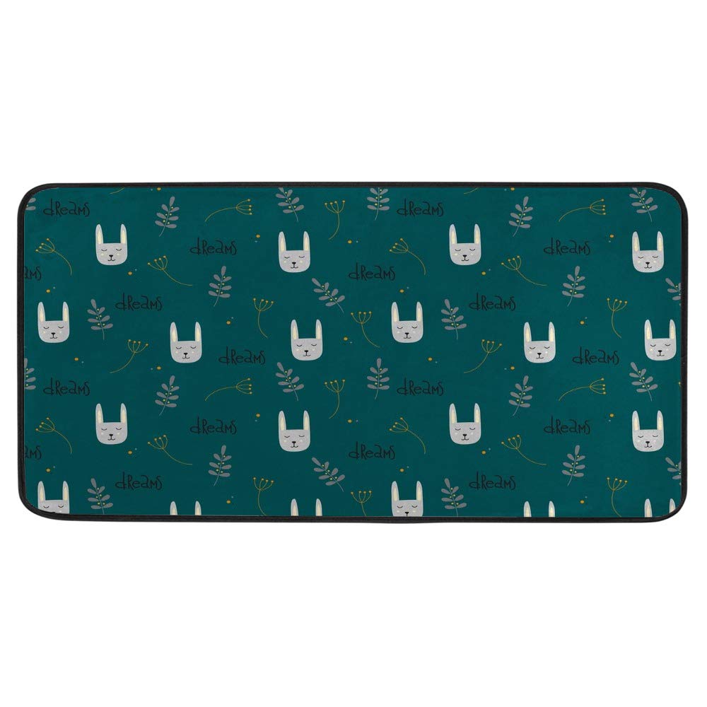 Tapis de cuisine ergonomique et imperméable avec support épais anti-fatigue