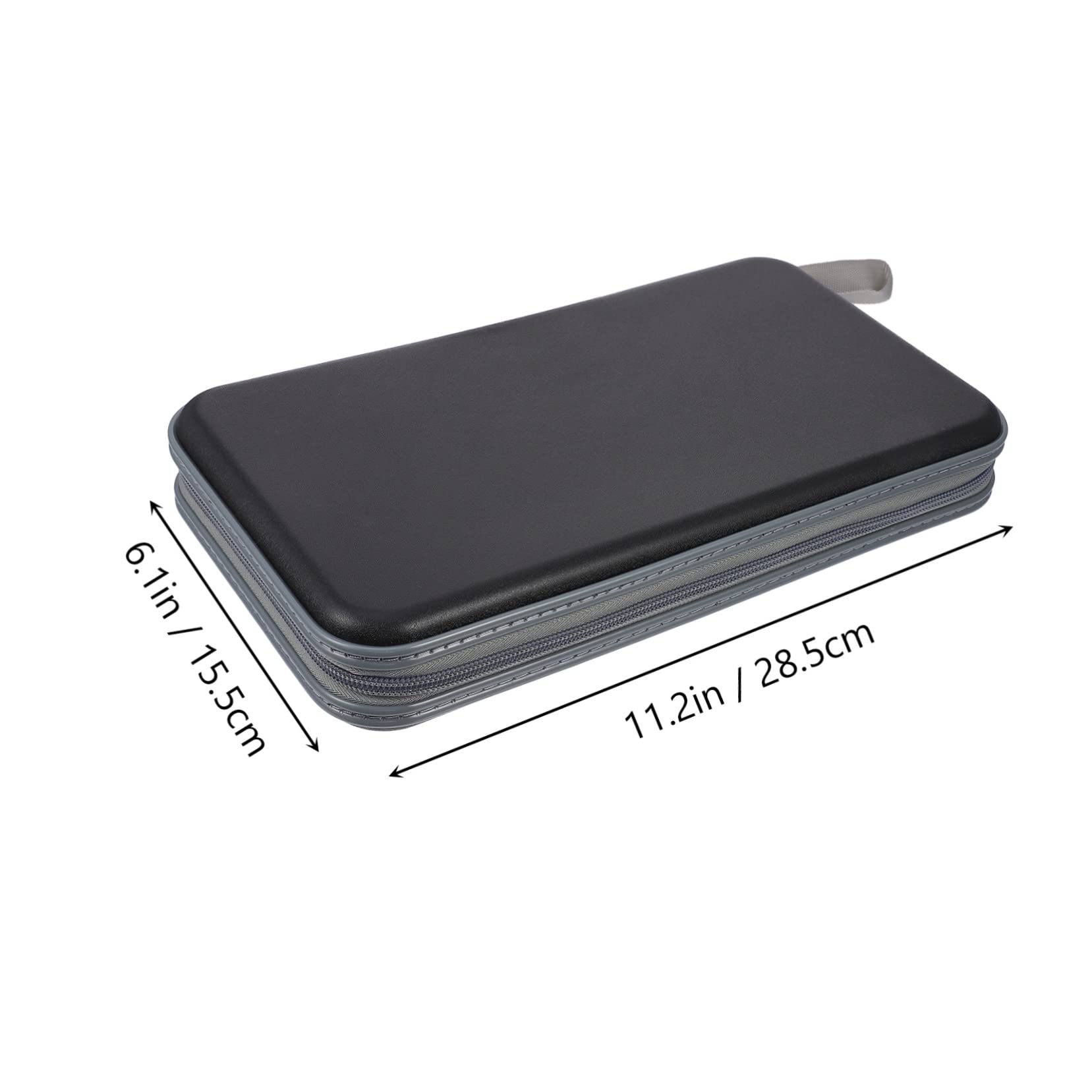 SOLUSTRE Capacity Portable CD Holder Pouch Disc Storage Bag for Travel Home Protects Against Scratches Corruption for Music Lovers