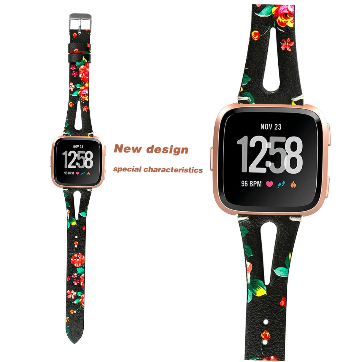UKCOCO 2 Pulseras Para Hombre Pulseras Para Reloj Inteligente Pulseras Para Hombre Pulseras Para Hombre Correas De Reloj Para Mujer Correa De Reloj De Impresión Correa De Reloj