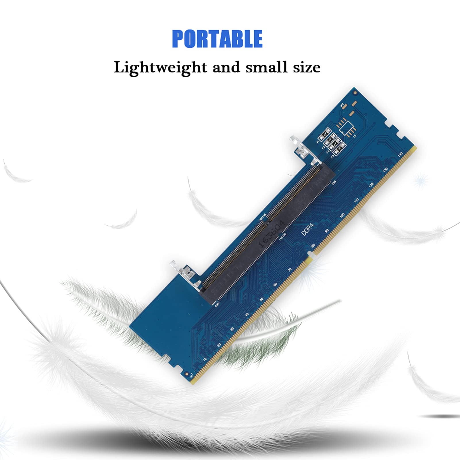 GOTOTOP Memory Cards Converter Adaptor Professional Laptop DDR4 SO DIMM to Desktop DIMM Memory RAM Connector Adapter Compatible with JEDEC Standard