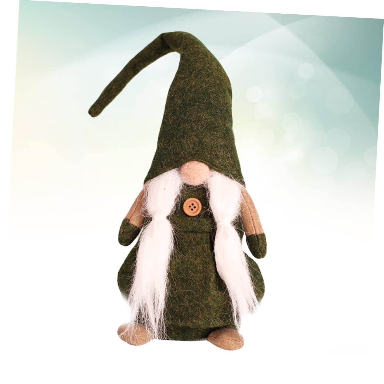 Abaodam 2stücke Weihnachtlicher GNOME Tomte Nisse Plüschfigur Skandinavische Dekoration Für Tisch Und Fenster Für Weihnachtsfeiern Und Festliche Anlässe Grün