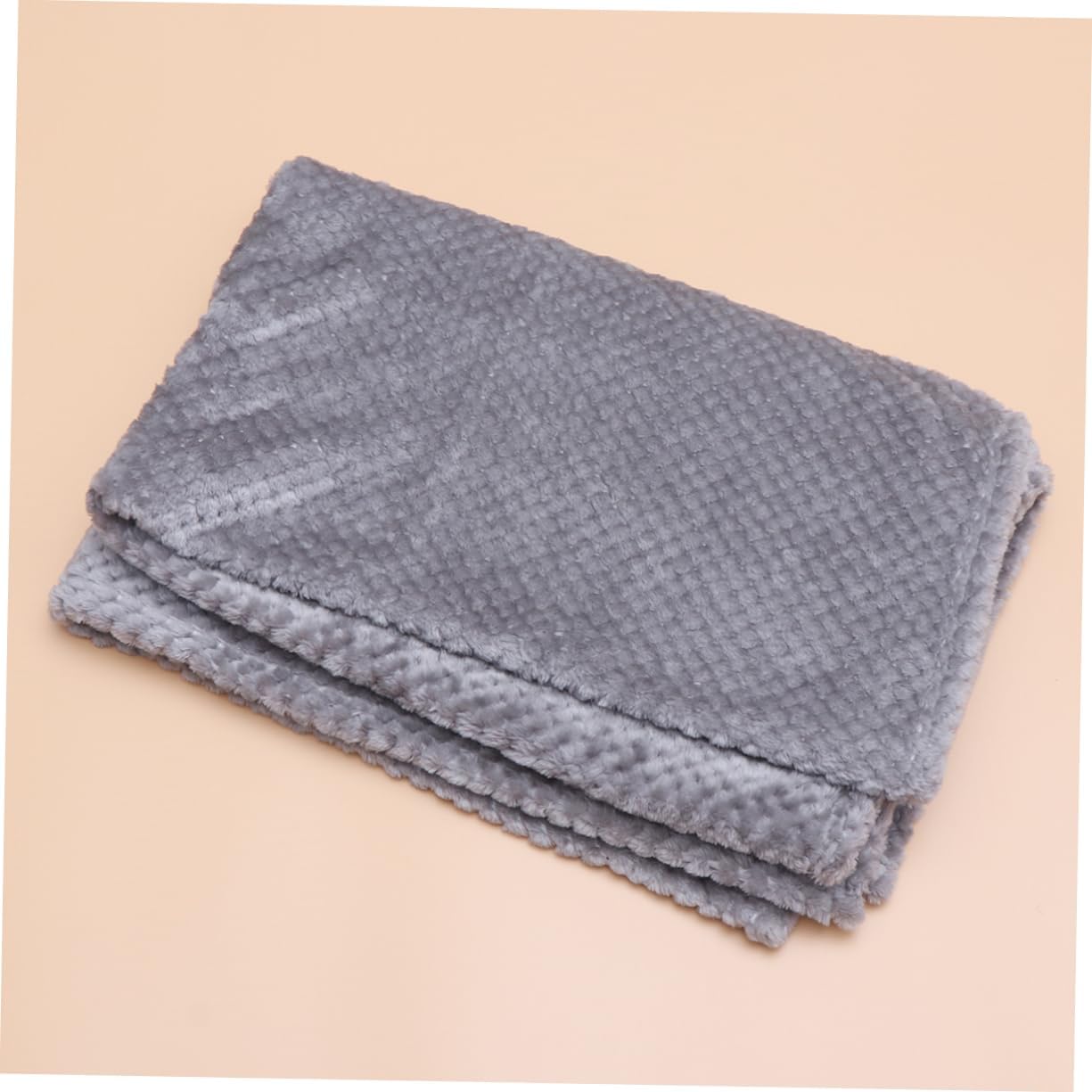 Warm Dog Blanket Pet Cooling Mat for Puppies Soft Bed Cover Machine Washable Grey
