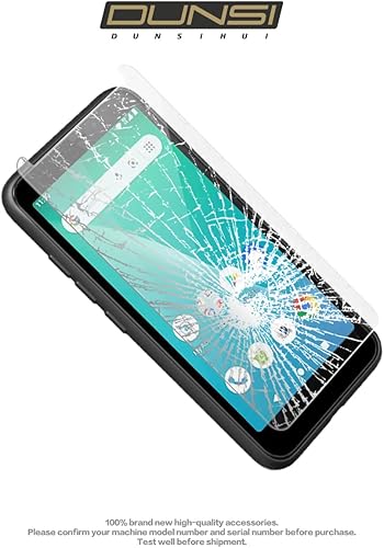 Miniatura 6 de DUNSIHUI Paquete de 2 protectores de pantalla para Schok Volt SV55 SV55216, antiarañazos, dureza 9H para Schok Volt SV55 SV55216 Película protectora