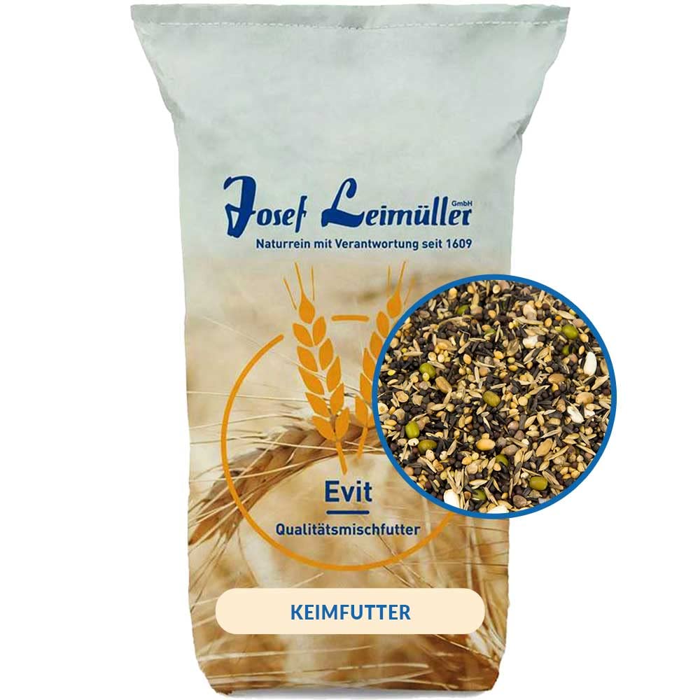 Leimüller Keimfutter Kanarienvogel 25kg Vogelfutter Vögel Wildvögel | Artgerechtes Keimfutter für Kanarien, aus Österreich, ohne Zusätze, reich an Vitaminen