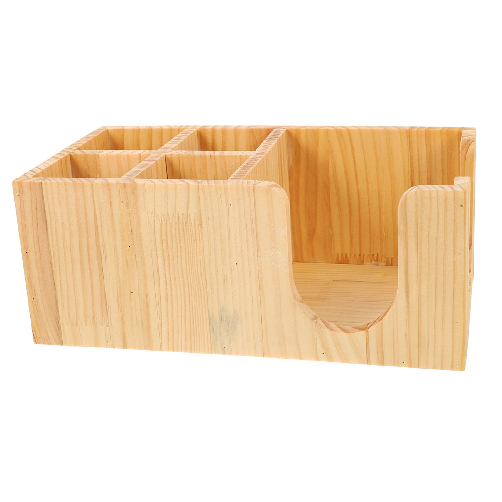 Organisateur de station café en bois pour condiments et thés