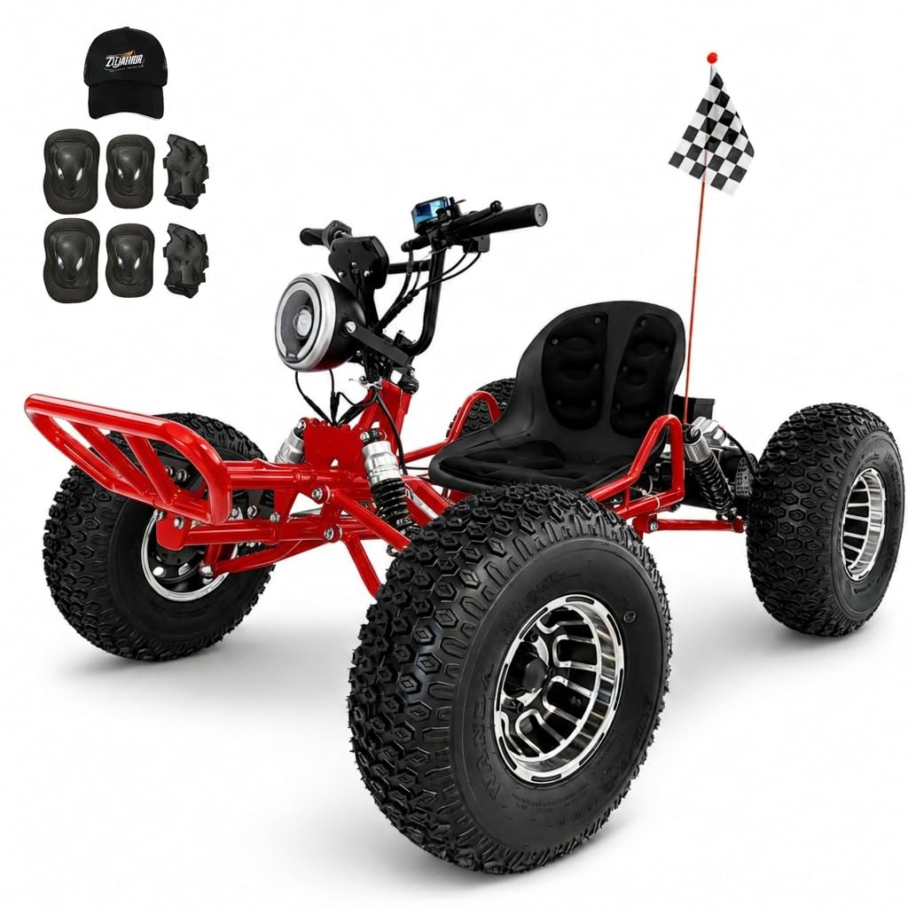 Amazon.com: Zyliathor 48V 20Ah Electric Off-Road Go Kart for