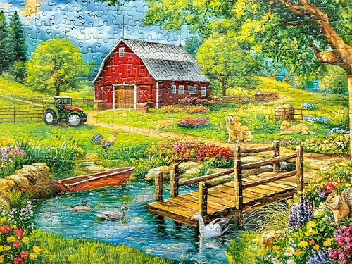 Puzzle de 500 piezas para adultos - Rompecabezas - Spring Farm miniatura 5
