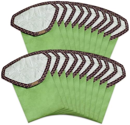 Paquete de 20 bolsas de filtro de vacío para mochila 107314 compatibles con aspiradora ProTeam de 6 cuartos de galón, repuesto de pieza #107314 con