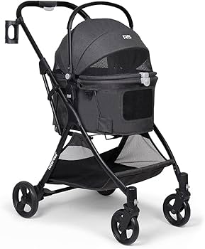 新品　ペットカート 分離型 大容量 折りたたみ式 犬用 カート前輪360°回転 Amazon | Angelpet ペットカート 分離型 【特許登録済み】猫 犬