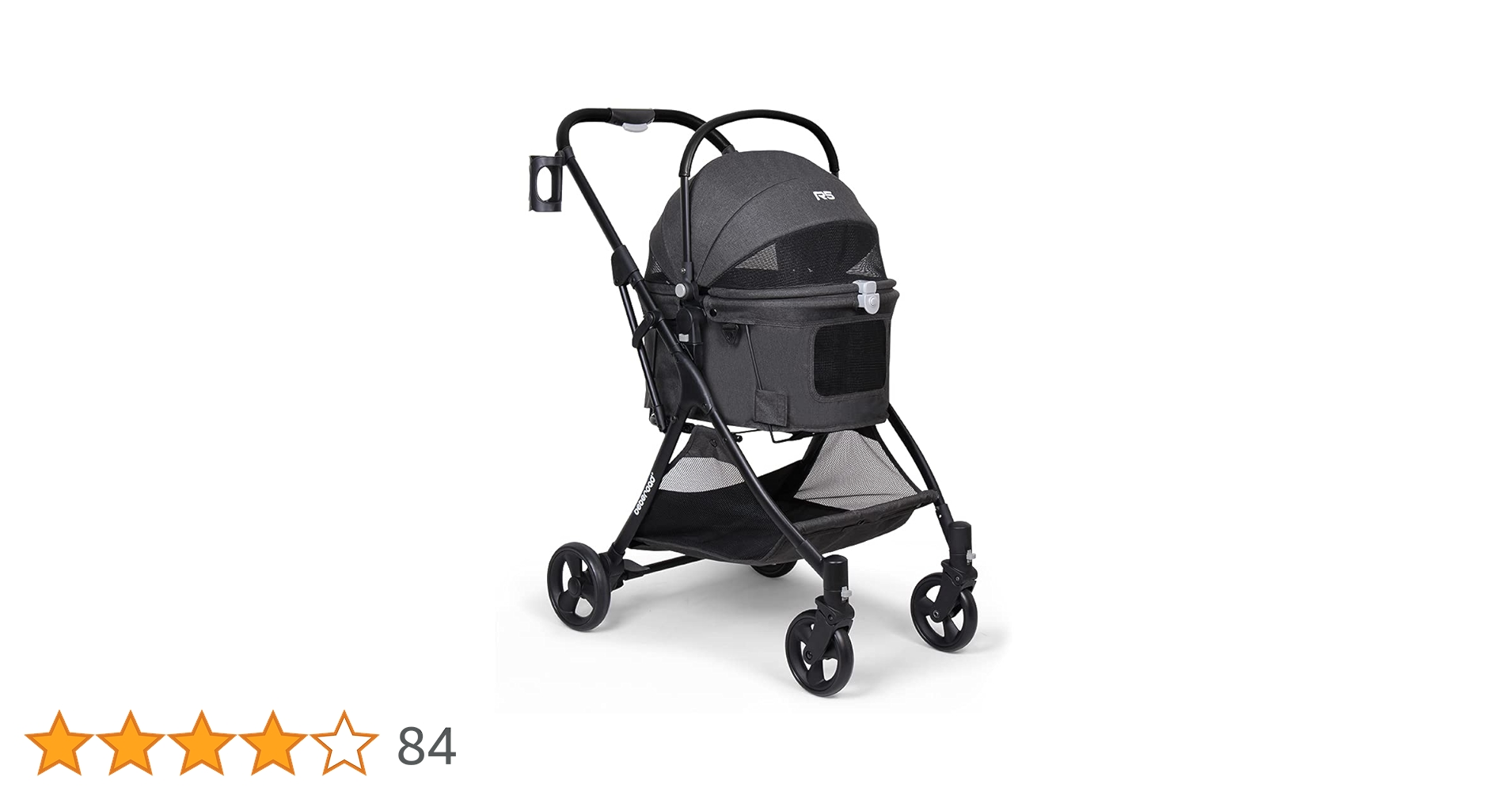 beberoad R5 ペットカート グレー Amazon.co.jp: Beberoad R5 中型ペットカート 分離型 折りたたみ