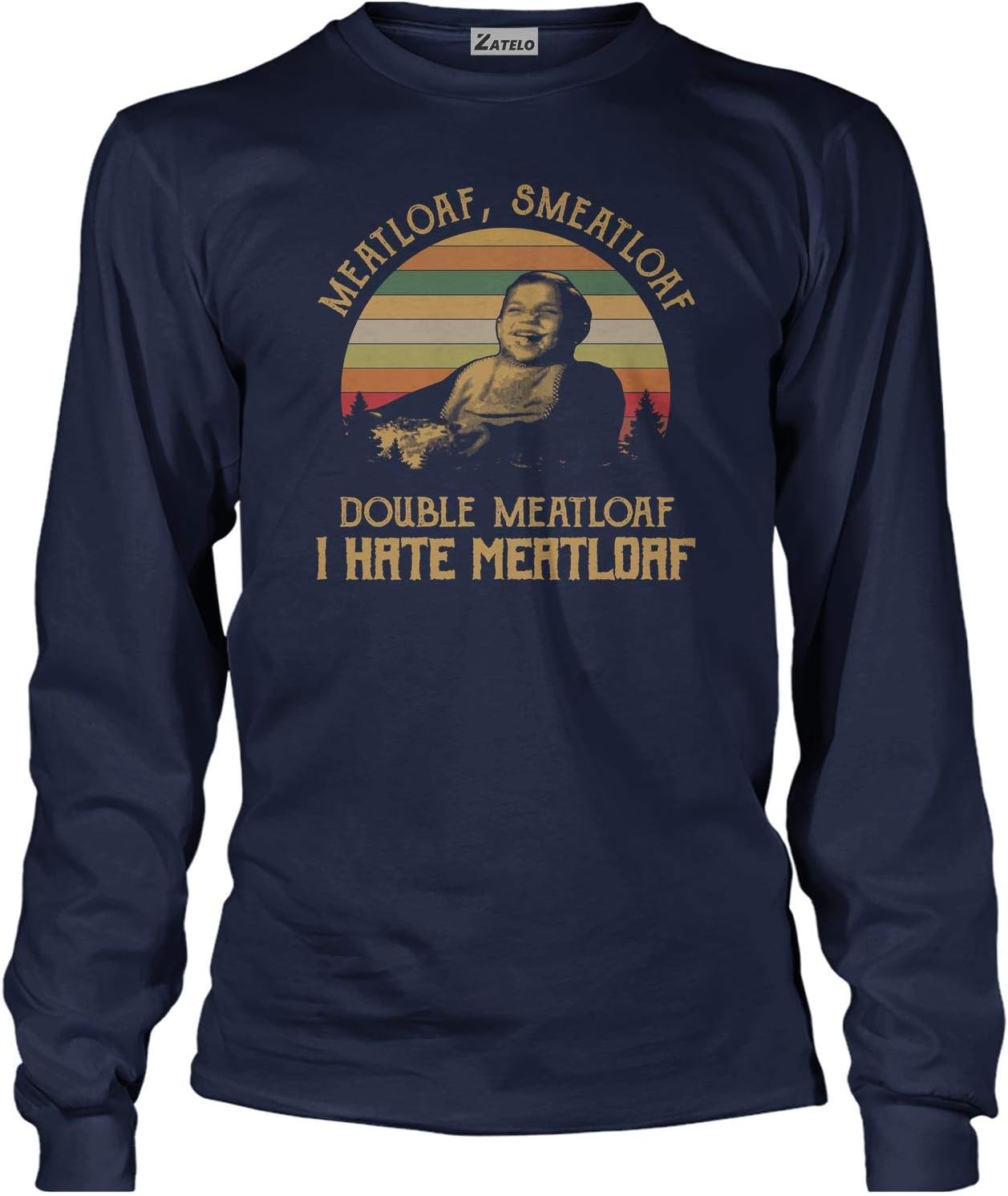 Meatloaf SMEATLOAF Double Meatloaf I Hate Meatloaf - Vintage Retro T-Shirt