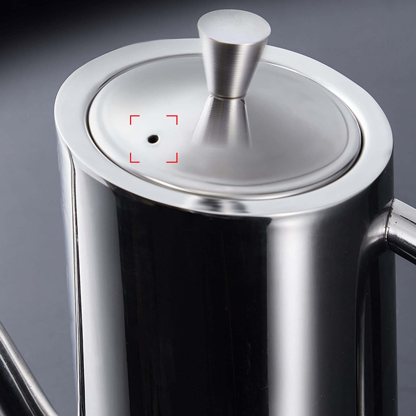 Distributeur D'huile MOOUK – Bouteille En Inox 1L, Bec Verseur Anti-goutte, Pour Huile D'olive, Vinaigre, Sauce