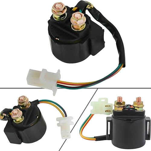 Miniatura 7 de Reemplazo del relé de solenoide de arranque para Yamaha Timberwolf 250 YFB250 1992 1993 1994 1995 1996 1997 1998 1999 2000 SRX250 SR185 XC200 1987