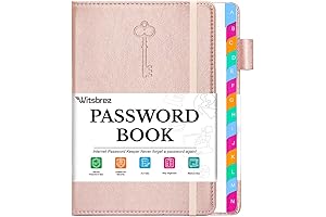 Password Keeper Book with Alphabetical Tabs - Never Forget Your Passwords Again