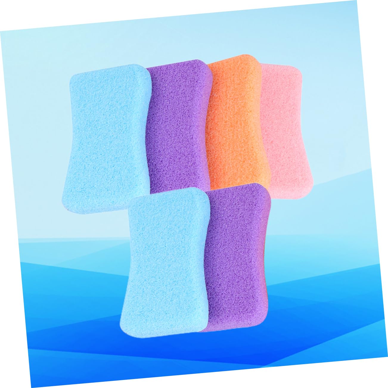 FRCOLOR 18 Piezas Piedra Pómez Raspador De Pies Depuradores De Pies Esponjas Naturales Frotamiento En Casa Esponja Aplicadora De Maquillaje Esponja Natural Hombre Archivo De Pie Cosmético