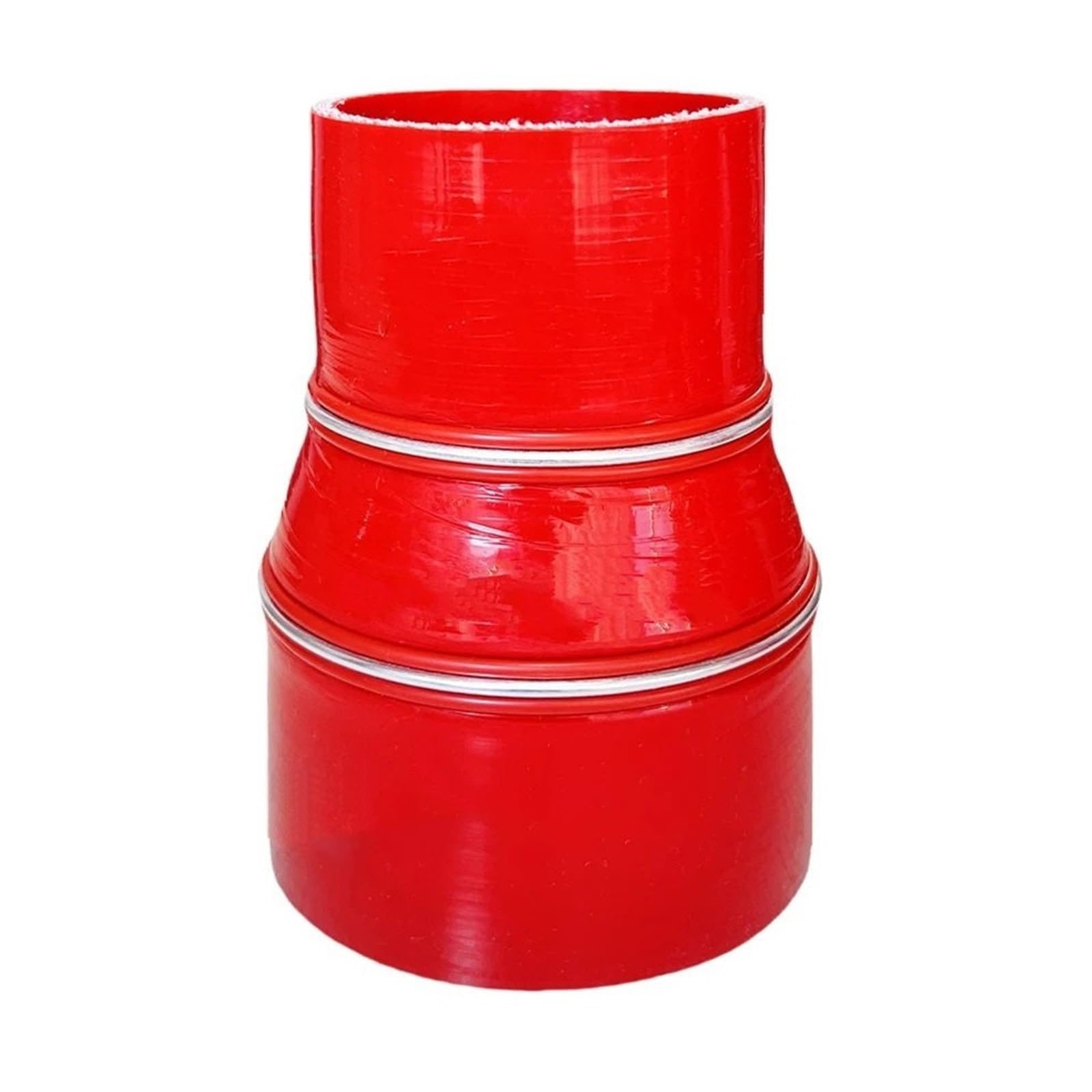 Hjfhcfgj Red Universal Silicone Tubing Hose Car Intercooler Turbo Intake Pipe Coupler Straight Ucer Big Small Connector Turbo Hose Pipe(,Id70mm-76Mm)