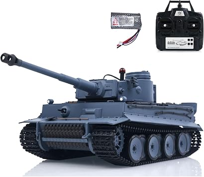 TOUCAN RC HOBBY US in Stock 2.4Ghz Henglong 1/16 Scale 7.0 Plastic Ver German Tiger I RTR RC Tank 3818 Model