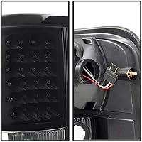 Vista 3 de AKKON - Para Ford F150 F-150 Camioneta Pickup Styleside Modelo 2004-2008, Faros Traseros LED Negros, Lámparas de Reemplazo de Freno