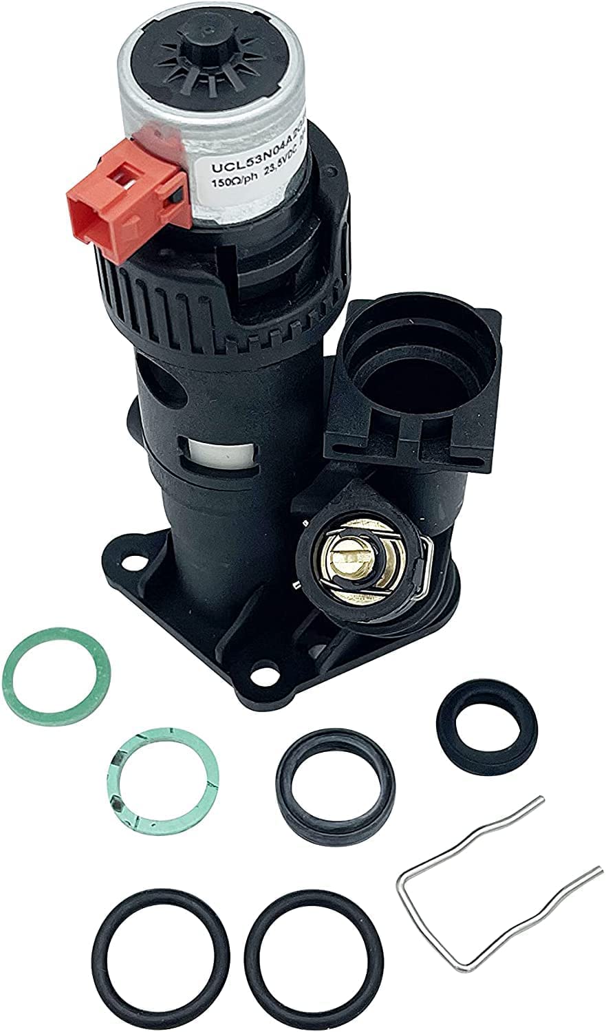 Aspares Válvula desviadora de plástico de tres vías para Vaillant Ecotec Pro 24 28