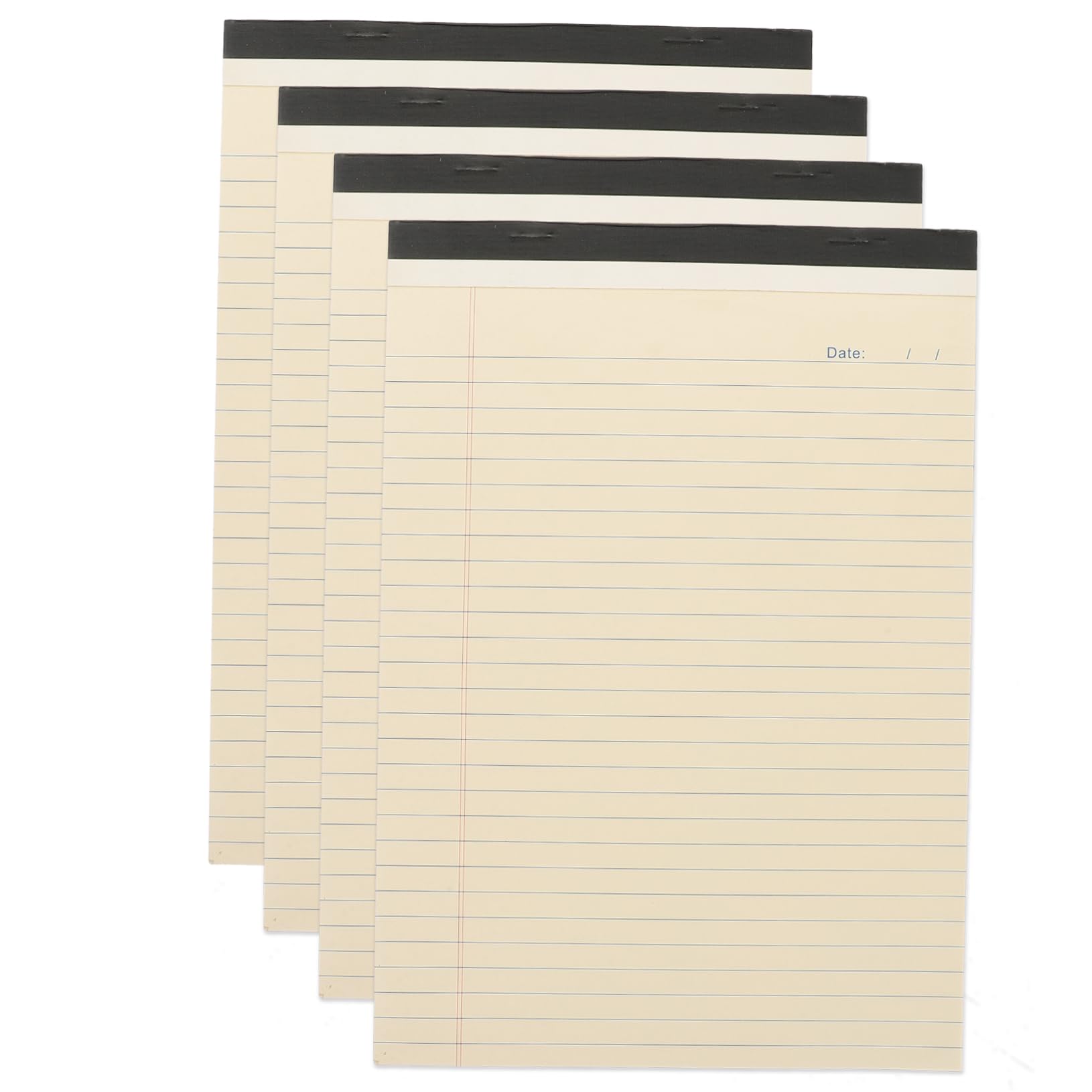 STOBOK Blocco Note A4 Tascabile 4 Pezzi, Quaderno Per Appunti Senza Colla, Carta Strappabile Per Ufficio, Scuola e Uso Domestico, Blocchi Note Multifunzione Per Pianificazione e Promemoria Quotidiani