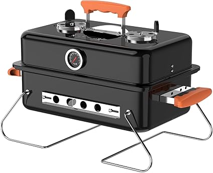 KEYO GRILL 16-Inch Heavy Duty Portable Charcoal Grills, 168 Sq.