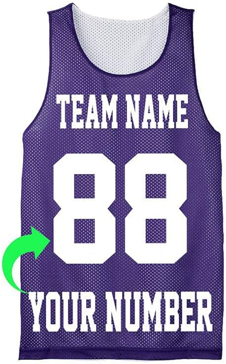 Personalize Your Own Team Basketball Jersey with Your Custom Name and Number