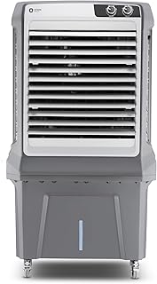 Orient Electric Glacio 125L Commercial Air Cooler | High Air Delivery, 3 Speed Settings | High-Density Honeycomb Cooling Pads | Auto-Swing Technology | 1 Year Product Warranty by Orient | Grey