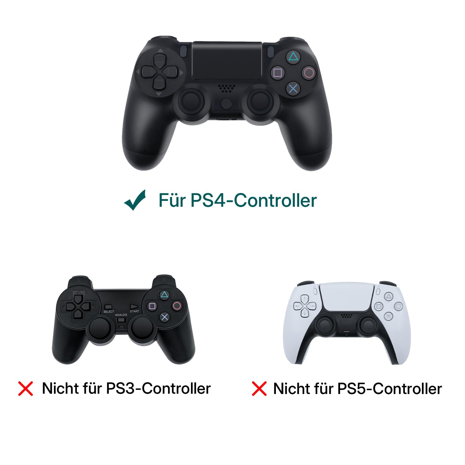 Mcbazel PS4 Tastatur Gaming Controller Keyboard Bluetooth Chatpad Kompatibel mit PS4/ PS4 Slim/ PS4 Pro Controller