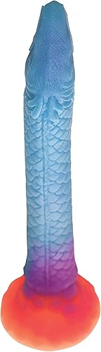 Miniatura 4 de CREATURE COCKS Makara - Consolador de serpiente de silicona que brilla en la oscuridad para hombres, mujeres y parejas. Consolador de silicona