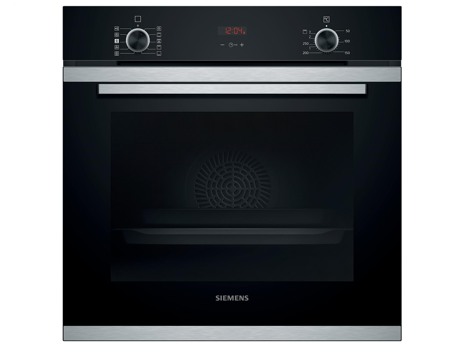 Siemens HR214ABS0 Backofen mit Dampfunterstützung Edelstahl